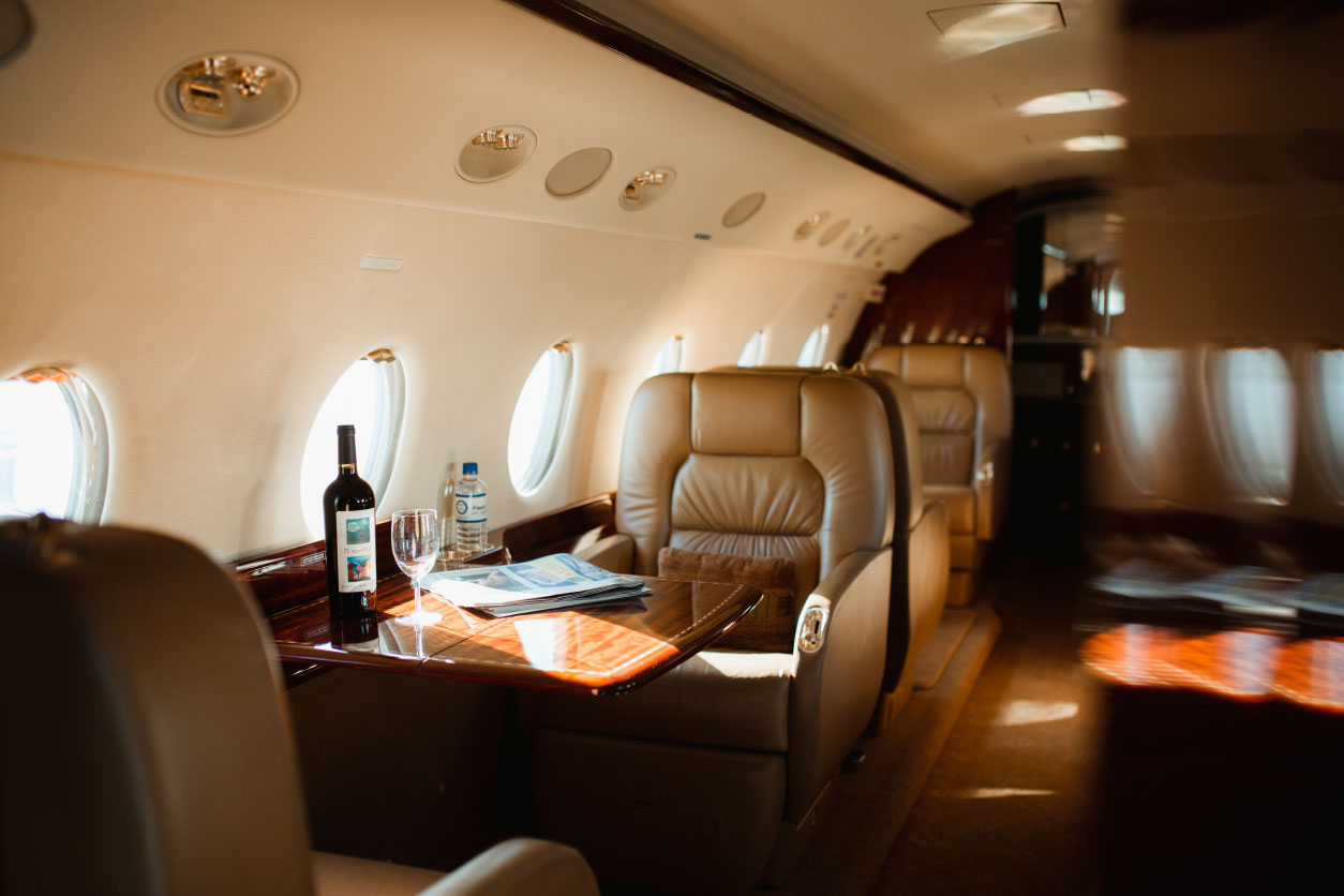 Luxury Jet Interior